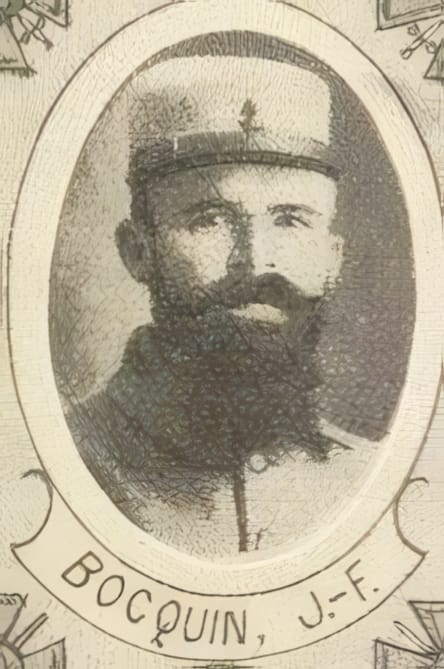 Portrait de BOCQUIN Jacques-Félix, prêtre, prêtre soldat de la Première Guerre mondiale