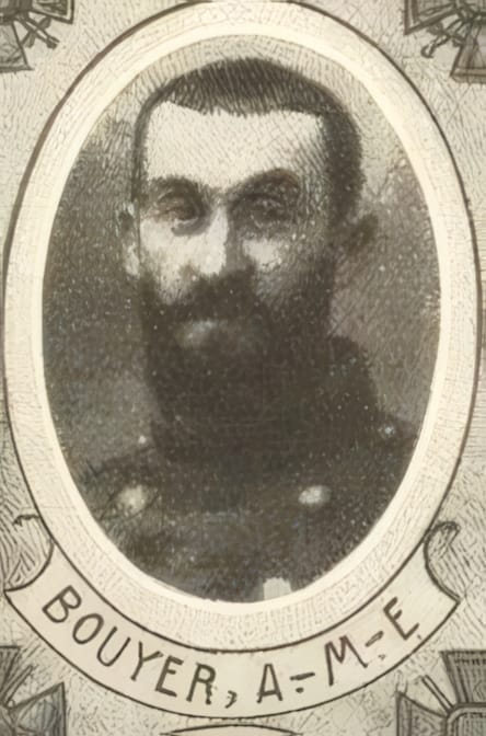 Portrait de BOUYER Antonin-Marie-Eutrope, curé de Soustons, prisonnier de guerre, prêtre soldat de la Première Guerre mondiale