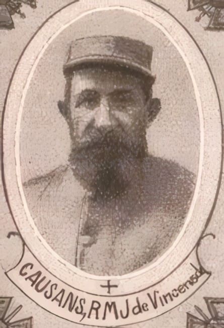 Portrait de CAUSANS René Marie Joseph de Vincens de, chapelain, prêtre soldat de la Première Guerre mondiale