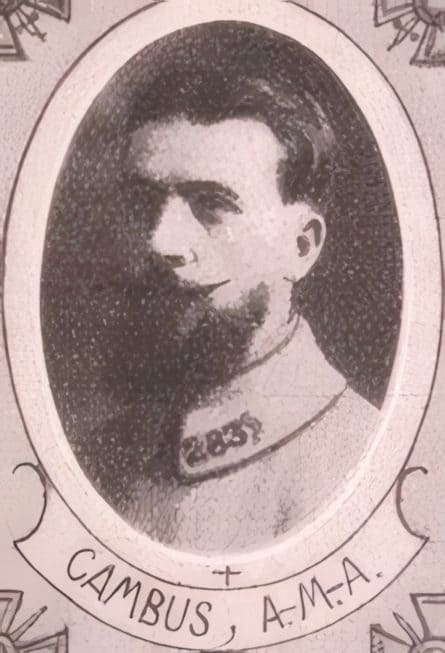 Portrait de CAMBUS Adrien Michel Antoine, vicaire, prêtre soldat de la Première Guerre mondiale