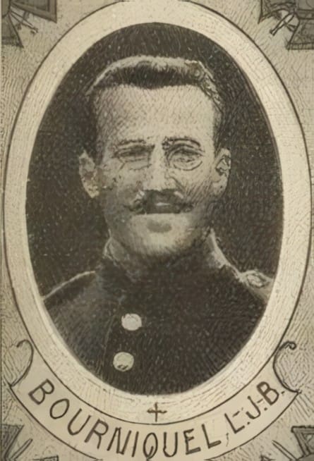 Portrait de BOURNIQUEL Louis-Jean-Baptiste, scolastique, prêtre soldat de la Première Guerre mondiale