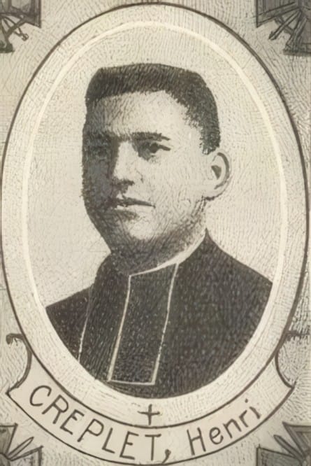 Portrait de CRÉPLET Henri, vicaire, prêtre soldat de la Première Guerre mondiale