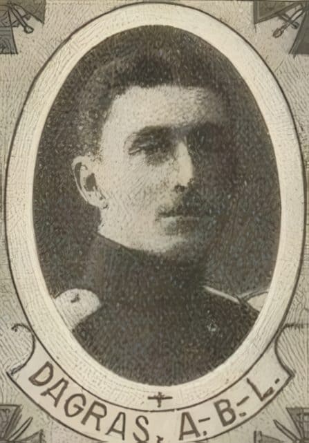 Portrait de DAGRAS Auguste Bernard Léon, séminariste, prêtre soldat de la Première Guerre mondiale