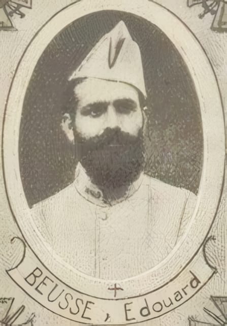 Portrait de BEUSSE Édouard, prêtre / vicaire, prêtre soldat de la Première Guerre mondiale