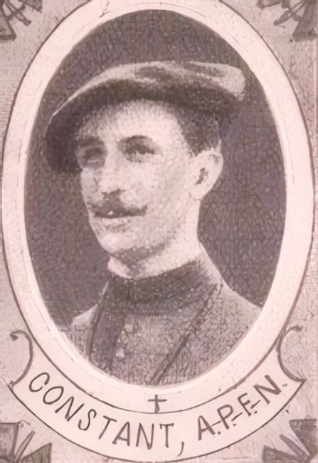 Portrait de CONSTANT Alexandre Pierre Félix Noël, prêtre, Jésuite missionnaire en Inde, prêtre soldat de la Première Guerre mondiale