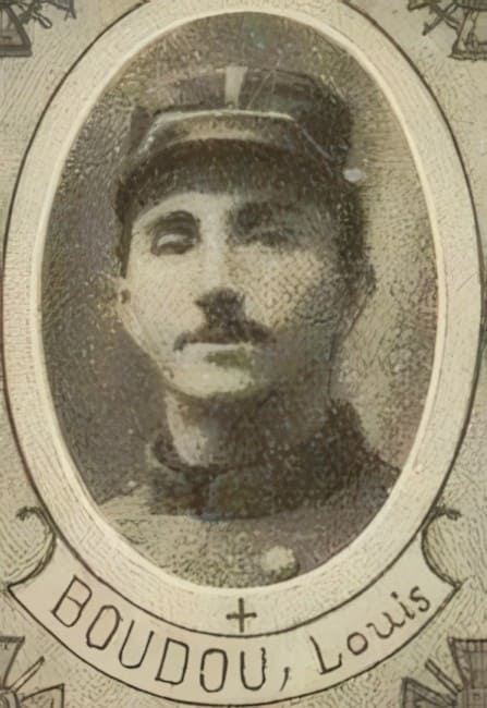 Portrait de BOUDOU Louis, sous-diacre, prêtre soldat de la Première Guerre mondiale