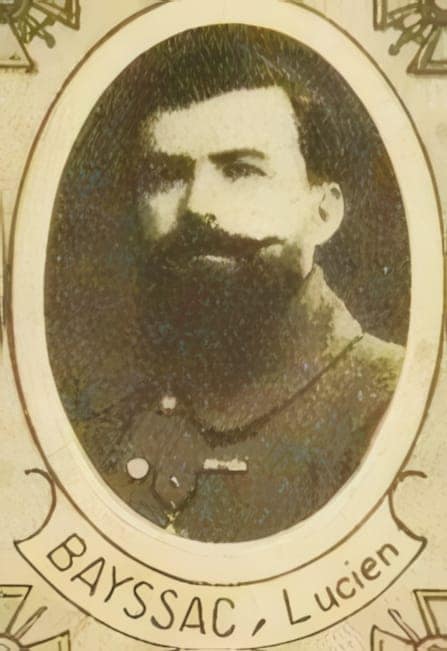 Portrait de BAYSSAC Lucien, curé, prêtre soldat de la Première Guerre mondiale