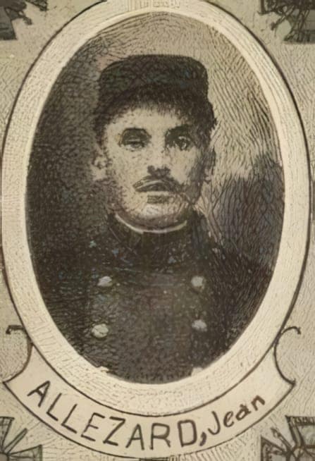 Portrait de Jean-Marie Allezard, séminariste, Missions Africaines de Lyon, brancardier, Livre d'or du Clergé 1914-1918