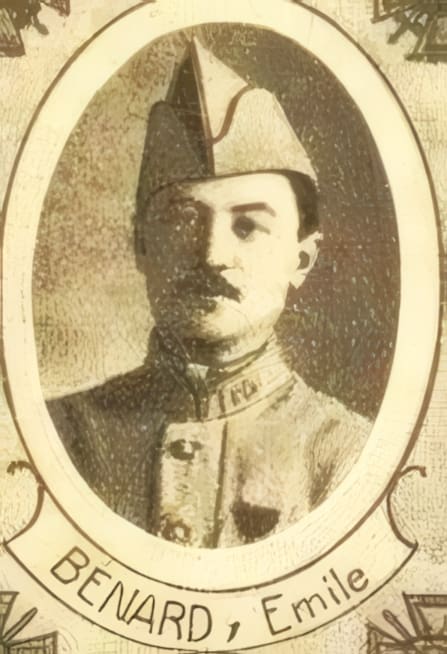 Portrait de BÉNARD Émile, étudiant, prêtre soldat de la Première Guerre mondiale