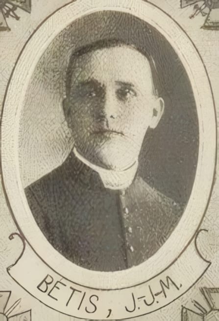 Portrait de BETIS Joseph-Jean-Marie, professeur école libre du sacré-cœur à montpellier, prêtre soldat de la Première Guerre mondiale