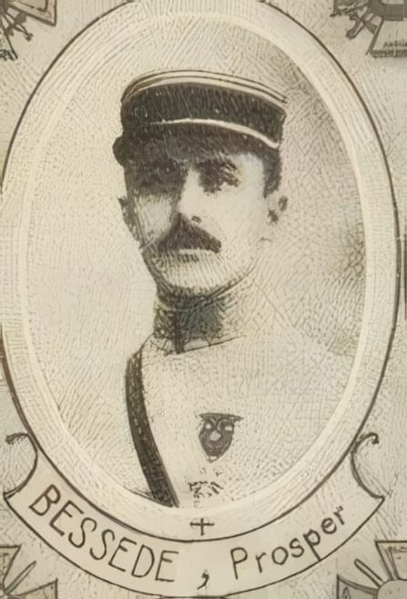 Portrait de BESSÈDE Prosper, professeur petit séminaire, prêtre soldat de la Première Guerre mondiale