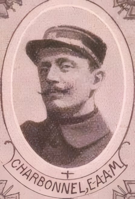 Portrait de CHARBONNEL Émile Antoine Auguste Marie, postulant, prêtre soldat de la Première Guerre mondiale
