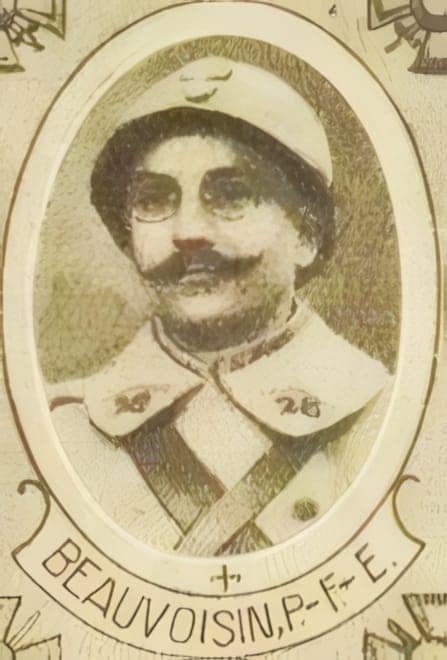 Portrait de BEAUVOISIN Paul-François-Eugène, curé, prêtre soldat de la Première Guerre mondiale