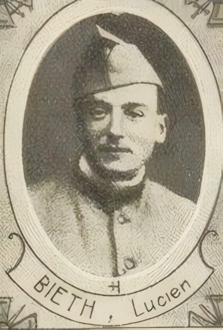 Portrait de BIETH Antoine-Lucien, séminariste, prêtre soldat de la Première Guerre mondiale