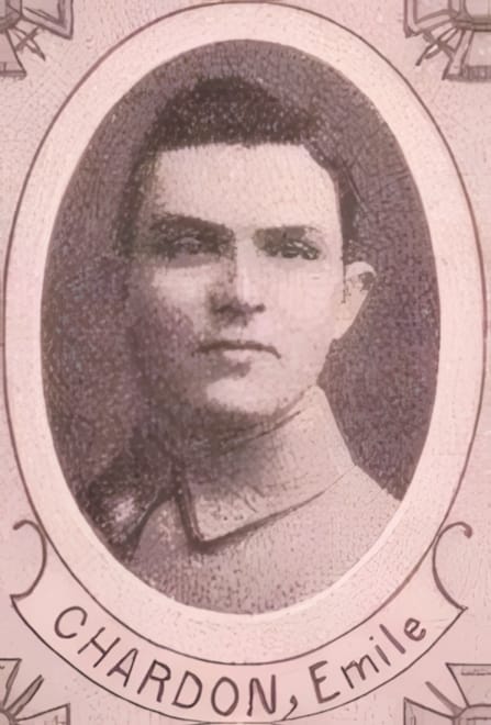 Portrait de CHARDON Émile, séminariste, prêtre soldat de la Première Guerre mondiale