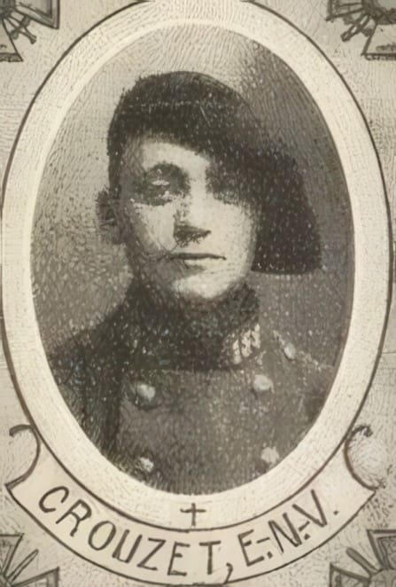 Portrait de CROUZET Émile Noël Victor, séminariste, prêtre soldat de la Première Guerre mondiale