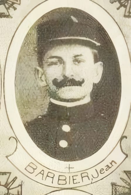 Portrait de Jean Barbier, professeur, Société de Marie (Marianistes), Livre d'or du Clergé 1914-1918