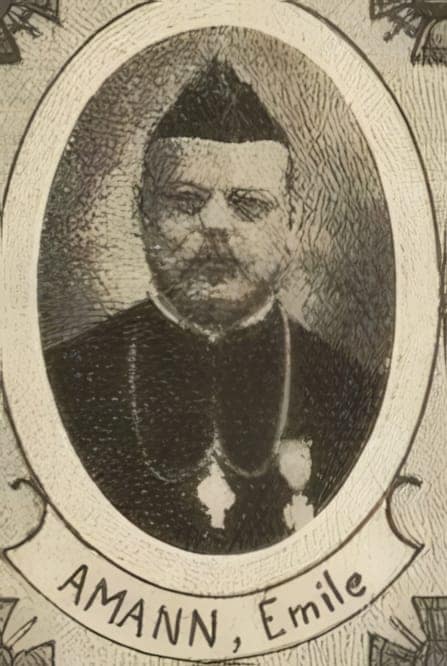 Portrait de Marie-Joseph-Émile Amann, aumônier collège stanislas / professeur du diocèse de Nancy, aumônier militaire, Livre d'or du Clergé 1914-1918