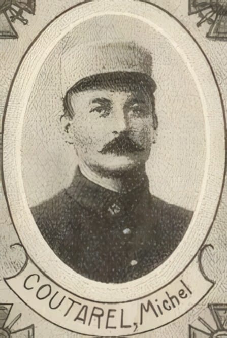 Portrait de COUTAREL Michel, curé, prêtre soldat de la Première Guerre mondiale