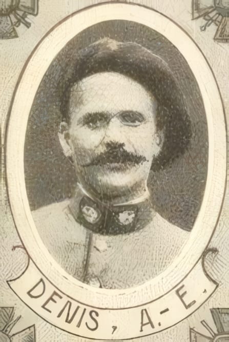 Portrait de DENIS Alphonse Émile, curé, prêtre soldat de la Première Guerre mondiale