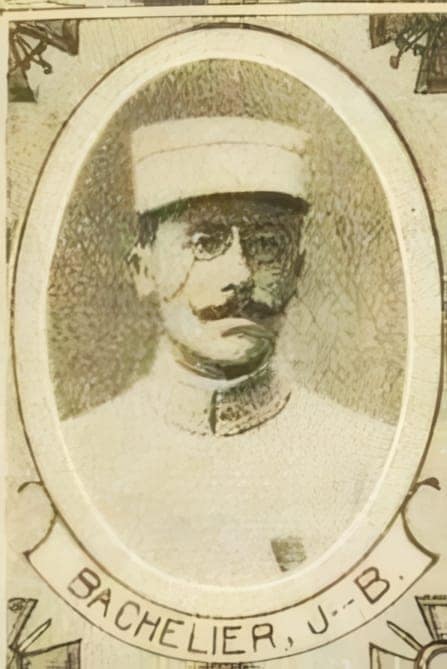 Portrait de Jean-Baptiste Bachelier, prêtre - professeur du diocèse de Angers, Livre d'or du Clergé 1914-1918