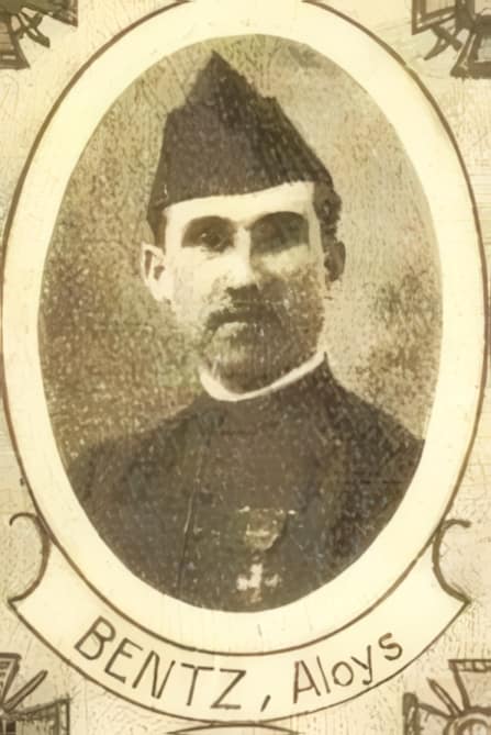 Portrait de BENTZ Aloys, curé, prêtre soldat de la Première Guerre mondiale