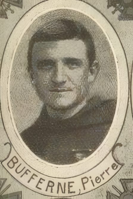 Portrait de BUFFERNE Pierre, prêtre — professeur à Fribourg, prêtre soldat de la Première Guerre mondiale