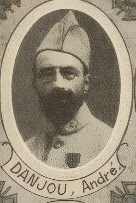 Portrait de DANJOU André, curé, prêtre soldat de la Première Guerre mondiale