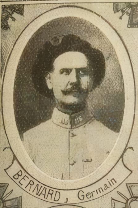 Portrait de BERNARD Germain, convers trappiste, prêtre soldat de la Première Guerre mondiale