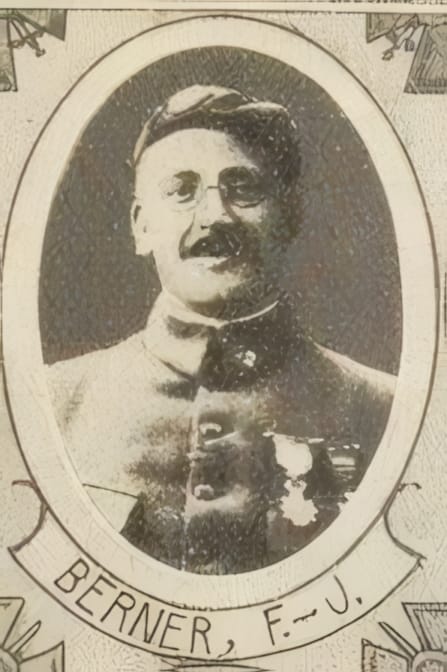 Portrait de BERNER Félicien-Joseph, frère - professeur, prêtre soldat de la Première Guerre mondiale