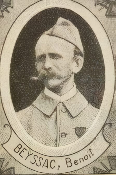 Portrait de BEYSSAC Benoît, frère - professeur, prêtre soldat de la Première Guerre mondiale