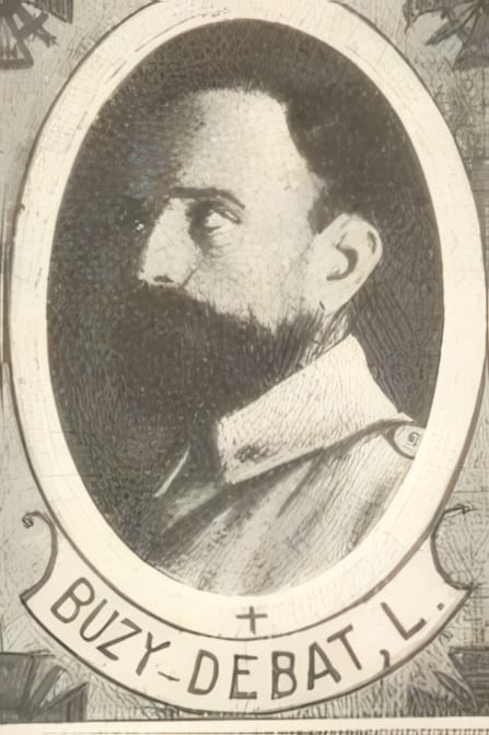Portrait de BUZY-DÉBAT Lucien, prêtre — gardien du couvent de Lugano, prêtre soldat de la Première Guerre mondiale