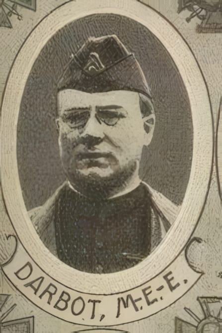 Portrait de DARBOT Marie Émile Ernest, curé, prêtre soldat de la Première Guerre mondiale