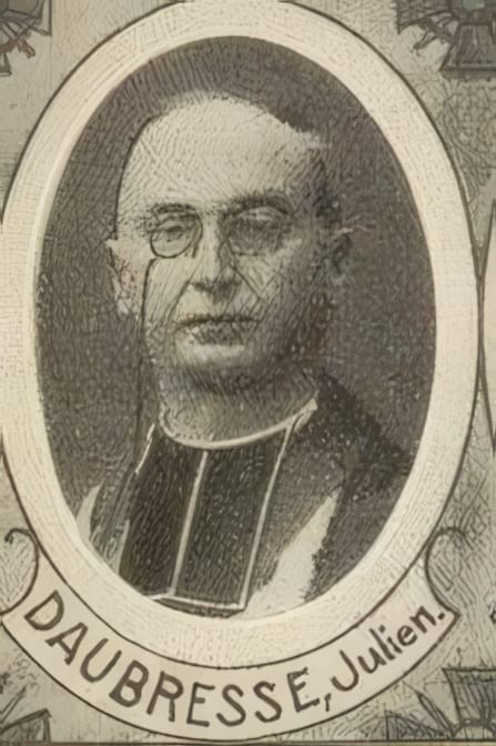 Portrait de DAUBRESSE Julien, archiprêtre de Saint Jacques, prêtre soldat de la Première Guerre mondiale