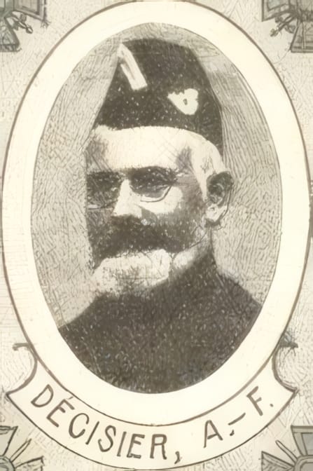 Portrait de DÉCISIER Auguste François, prêtre, prêtre soldat de la Première Guerre mondiale