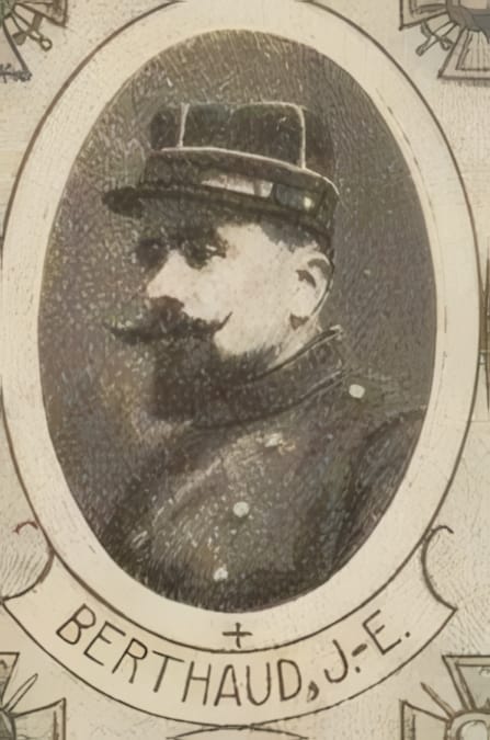 Portrait de BERTHAUD Jean-Étienne, vicaire, prêtre soldat de la Première Guerre mondiale