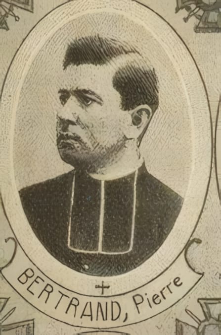 Portrait de BERTRAND Pierre, vicaire, prêtre soldat de la Première Guerre mondiale