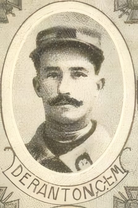 Portrait de DERANTON Charles Léon Marc, vicaire / Curé, prêtre soldat de la Première Guerre mondiale