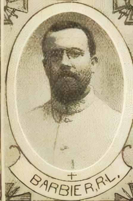 Portrait de René-Léon Barbier, professeur du diocèse de Paris, aumônier militaire, Livre d'or du Clergé 1914-1918