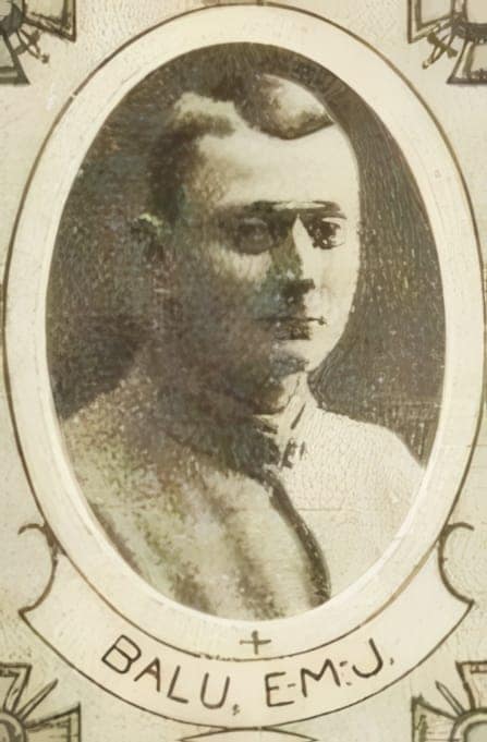 Portrait de Étienne-Marie-Joseph Balu, aspirant missionnaire, Pères du Saint-Esprit, Livre d'or du Clergé 1914-1918