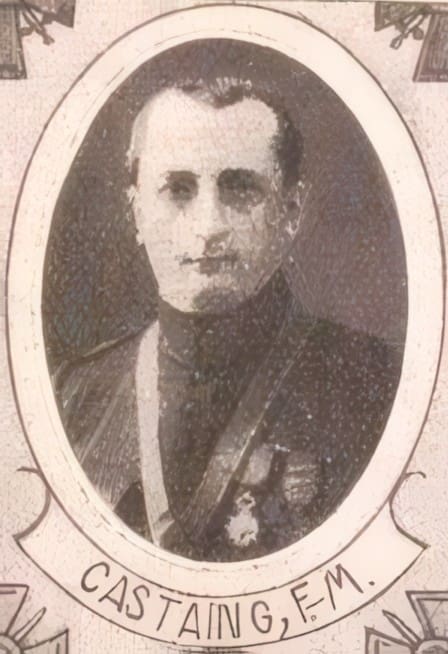Portrait de CASTAING François Marie, curé, prêtre soldat de la Première Guerre mondiale
