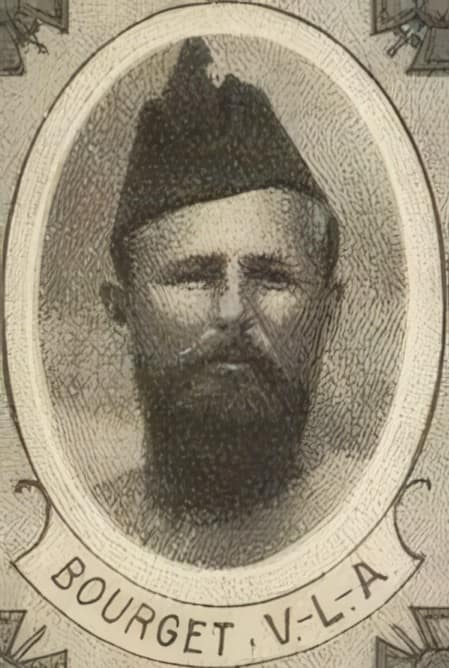 Portrait de BOURGET Victor-Louis-Auguste, professeur à l'institut Notre-Dame à Avranches, infirmier-aumônier, prisonnier de guerre, prêtre soldat de la Première Guerre mondiale