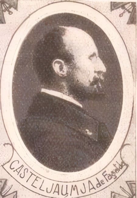 Portrait de CASTELJAU Marie Jacques Antoine de Paget de, chanoine honoraire / Directeur d'œuvres, prêtre soldat de la Première Guerre mondiale