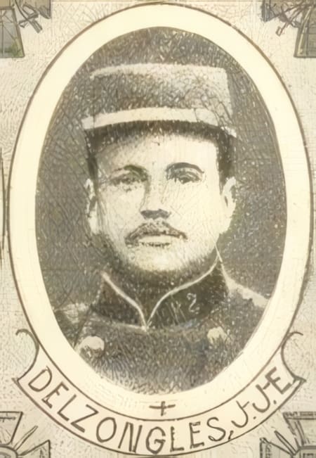 Portrait de DELZONGLES Jacques Joseph Ernest, séminariste, prêtre soldat de la Première Guerre mondiale