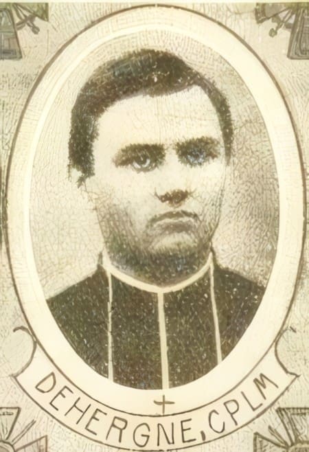 Portrait de DEHERGNE Charles Paul Louis Marie, clerc minoré, prêtre soldat de la Première Guerre mondiale