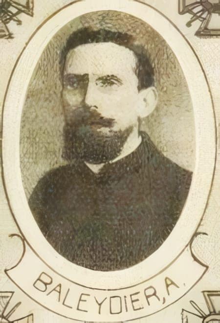 Portrait de Alphonse-Mathieu Baleydier, vicaire / aumônier du diocèse de Lyon, brancardier, Livre d'or du Clergé 1914-1918