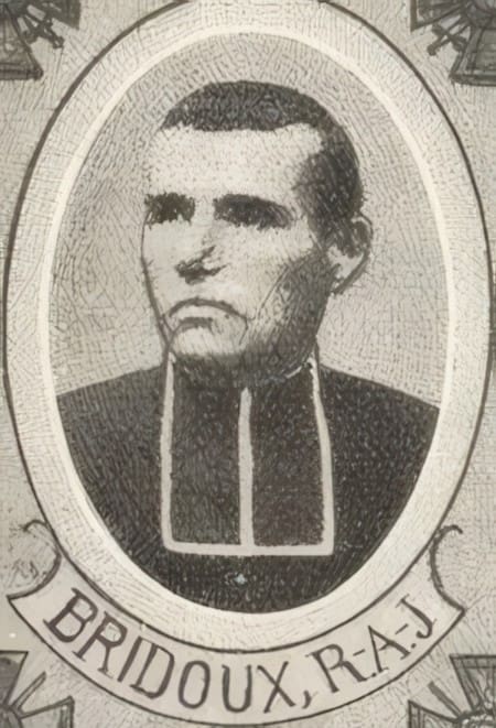 Portrait de BRIDOUX Raoul-Alfred-Joseph, professeur à l'Institut Haffreingue à Boulogne-sur-Mer, prêtre soldat de la Première Guerre mondiale
