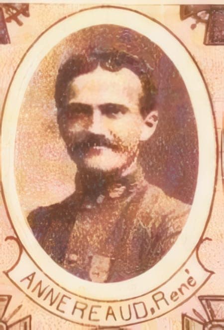 Portrait de René Annereaud, curé du diocèse de La Rochelle, aumônier militaire, Livre d'or du Clergé 1914-1918