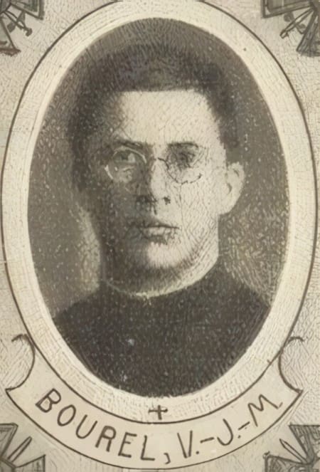 Portrait de BOUREL Victor-Jean-Marie, étudiant en philosophie, prêtre soldat de la Première Guerre mondiale
