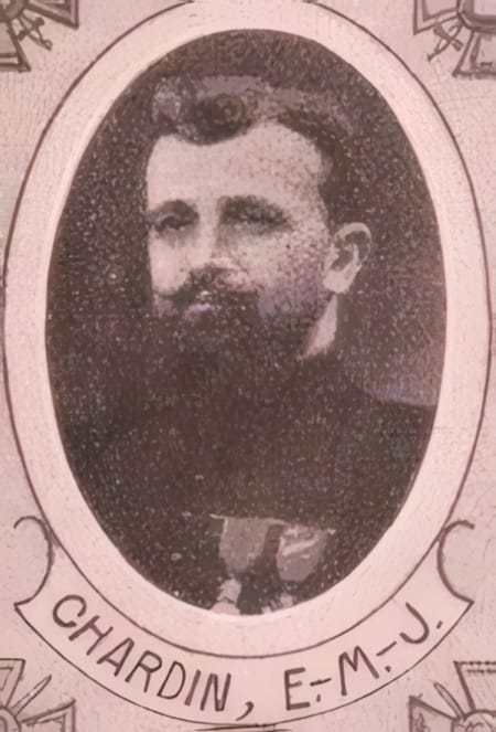 Portrait de CHARDIN Émile Marie Joseph, vicaire / Curé, prêtre soldat de la Première Guerre mondiale